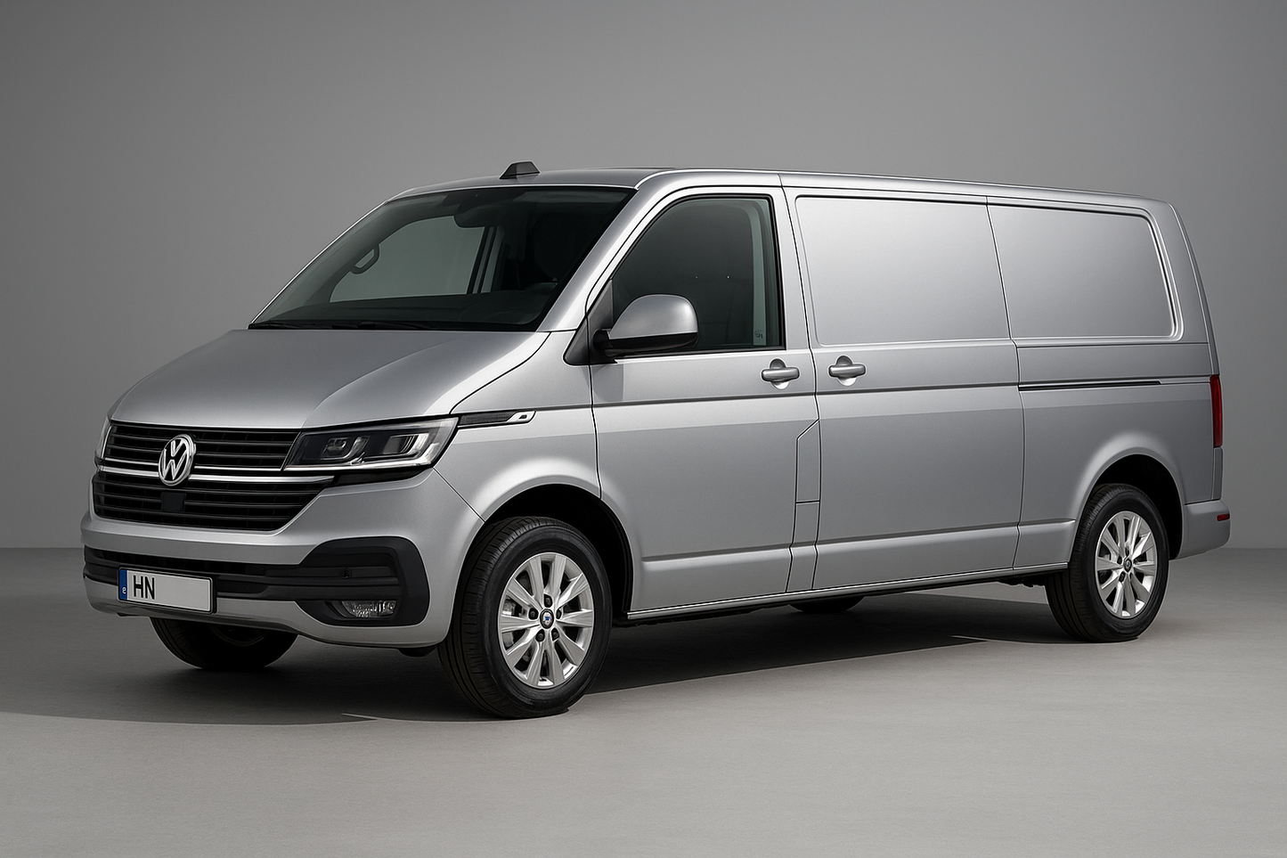 silver vw transporter T6.1