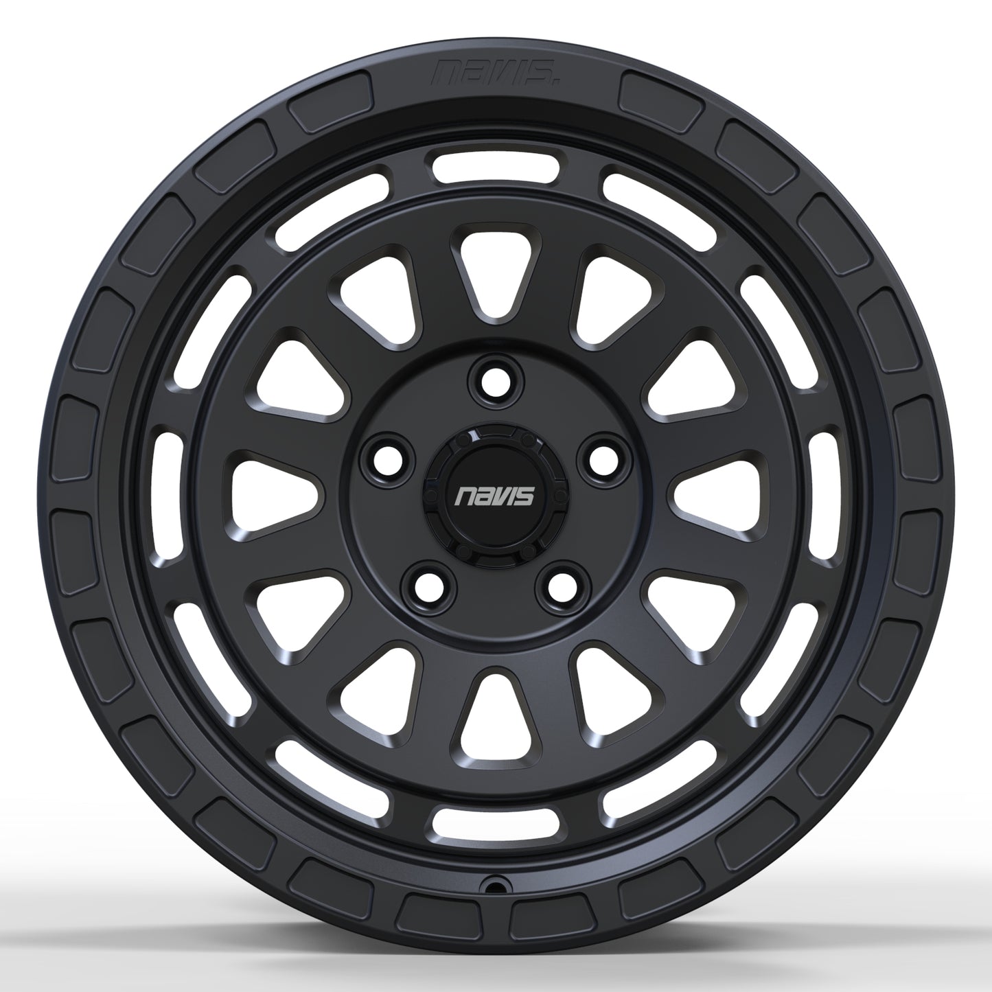 Navis - GELIDA-AT - Alloy Wheels - 17″ - Satin Black Finish - 8.5J - 5x120 - Load Rated