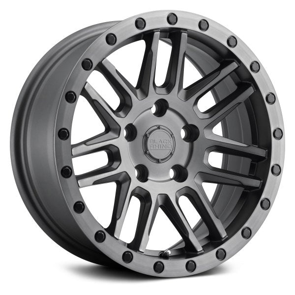 Black Rhino - Arches - Alloy Wheels - 17" - Brushed Gunmetal Finish - 8J - 5x120 - Load Rated