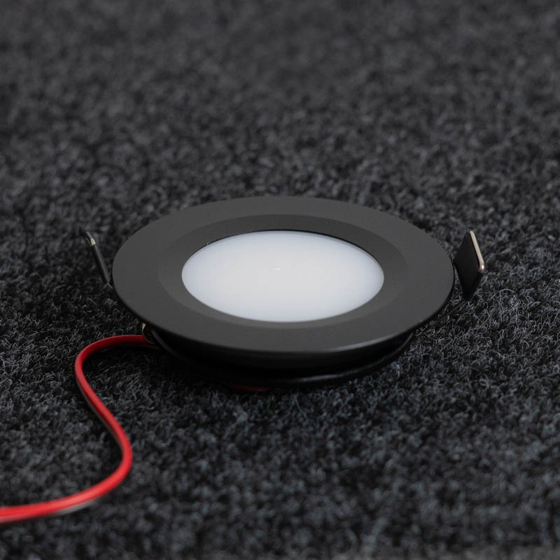 12v 70mm Slim Flush LED Spotlight Set - Warm White (Multiple Colour Options)