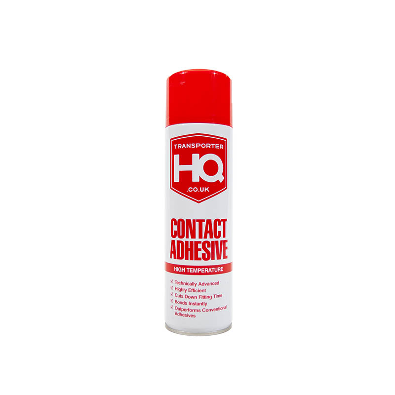 Transporter HQ - Contact Adhesive - Spray Glue (High Temperature) - Trim Fix - 500ml - 6 Pack