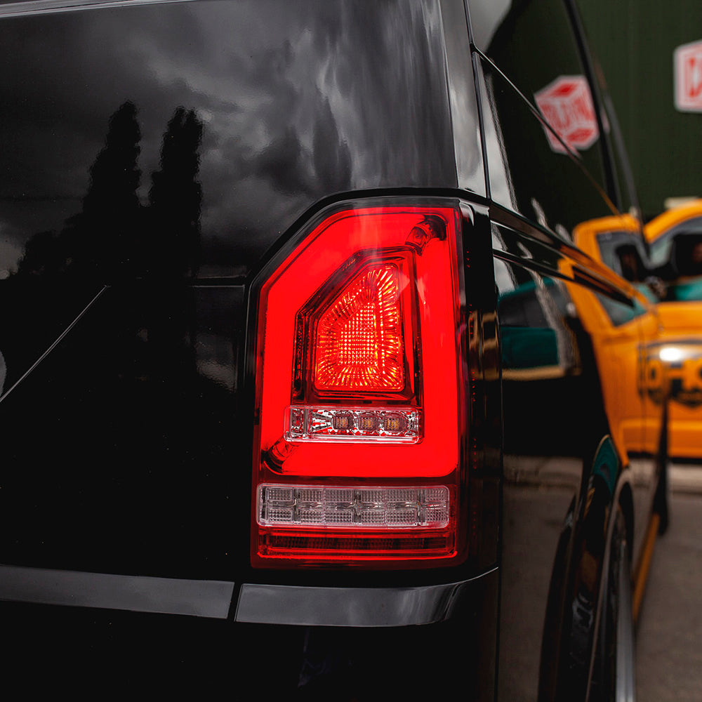 VW Transporter T6 - Rear Lights - Sequential Indicator - LED - Tailgate - Red