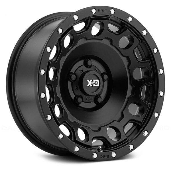 KMC - Holeshot - XD129 - Alloy Wheels - 17" - Matt Black Finish - 8.5J - 5x120 - Load Rated