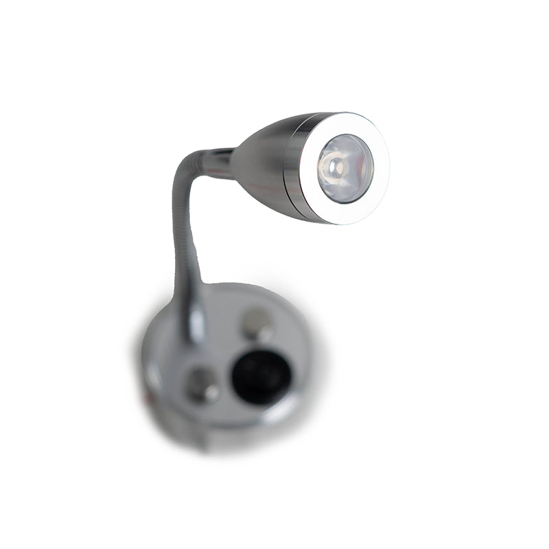 12v Switched 140mm Flexible LED Reading Light - Warm White (Multiple Colour Options)