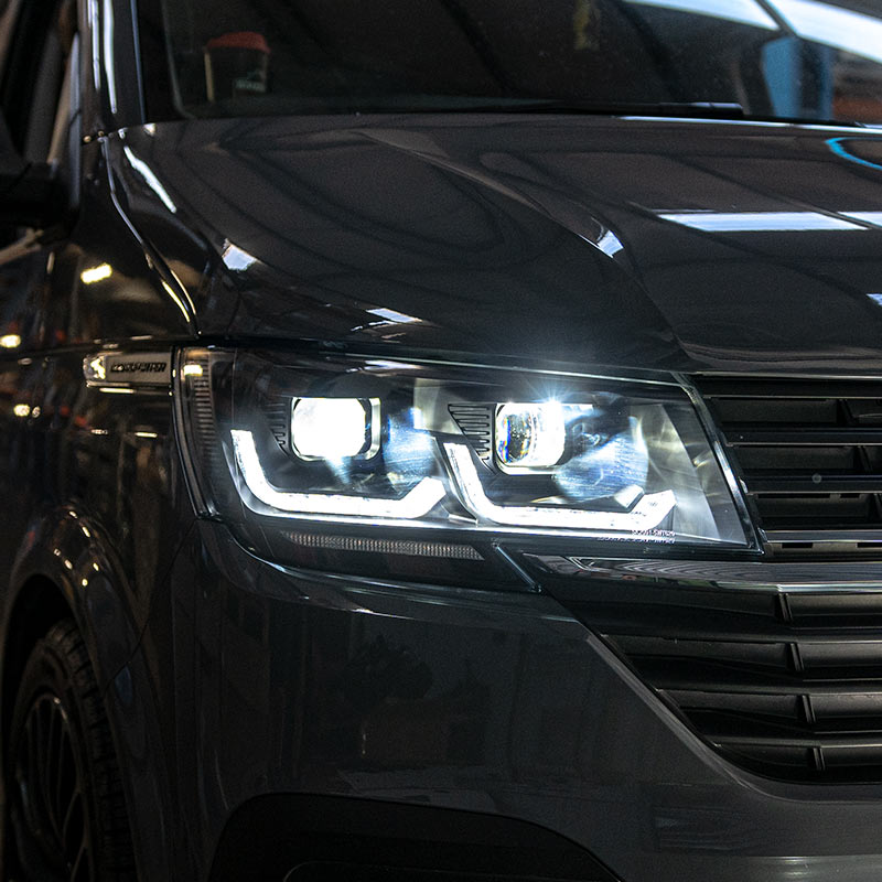 VW Transporter T6.1 - Upgraded Headlights - LED DRL - RHD