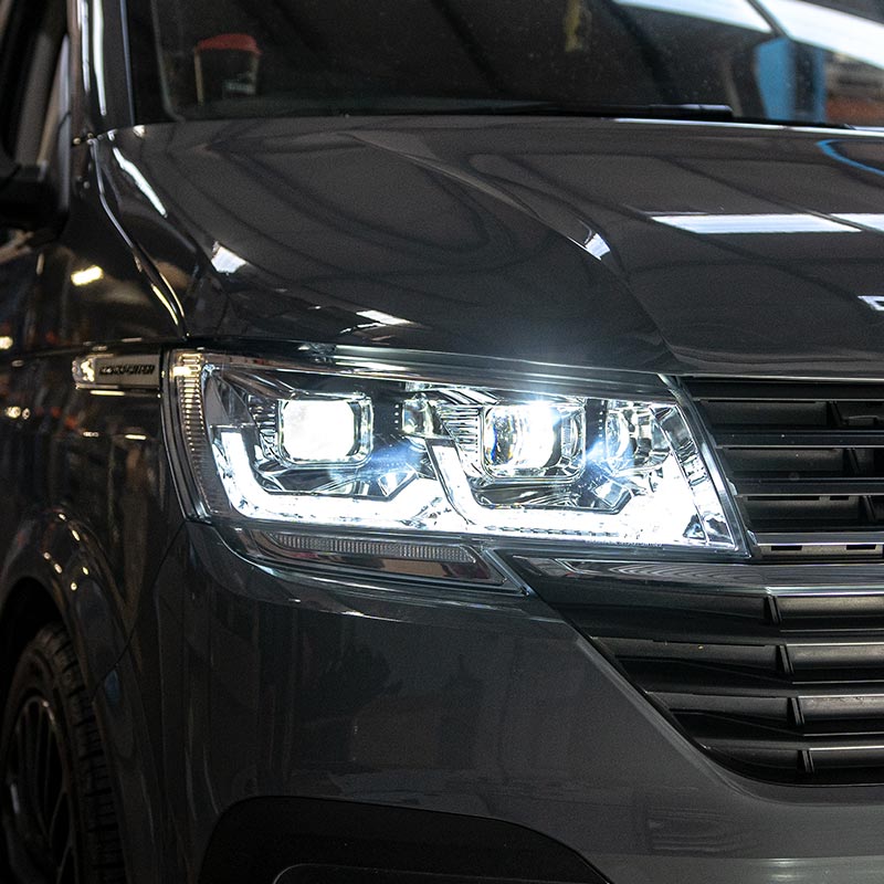 VW Transporter T6.1 - Upgraded Headlights - LED DRL - RHD