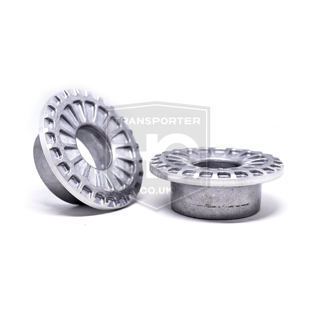 VW Transporter T5/T6 - Machined Top Mount Plates - Approx. 12mm Lowering