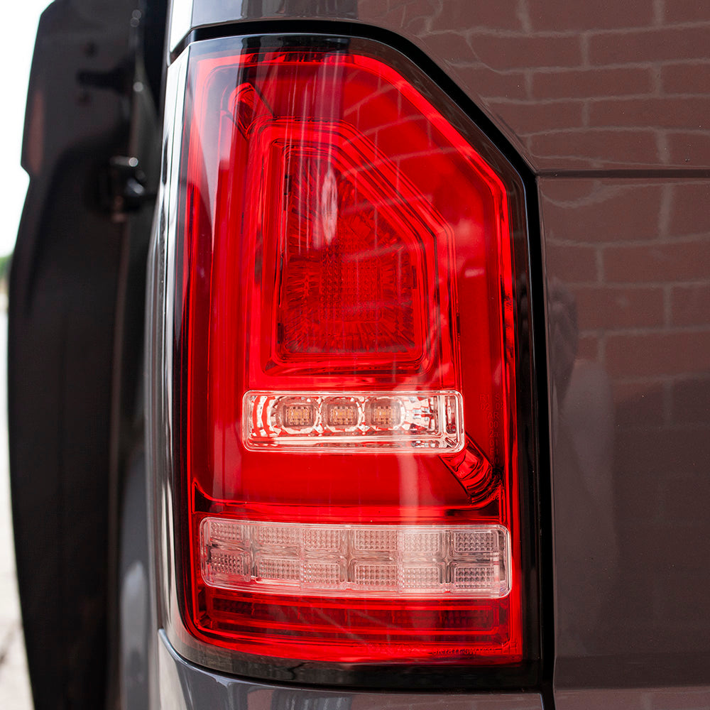 VW Transporter T6 - Rear Lights - Sequential Indicator - LED - Tailgate - Red