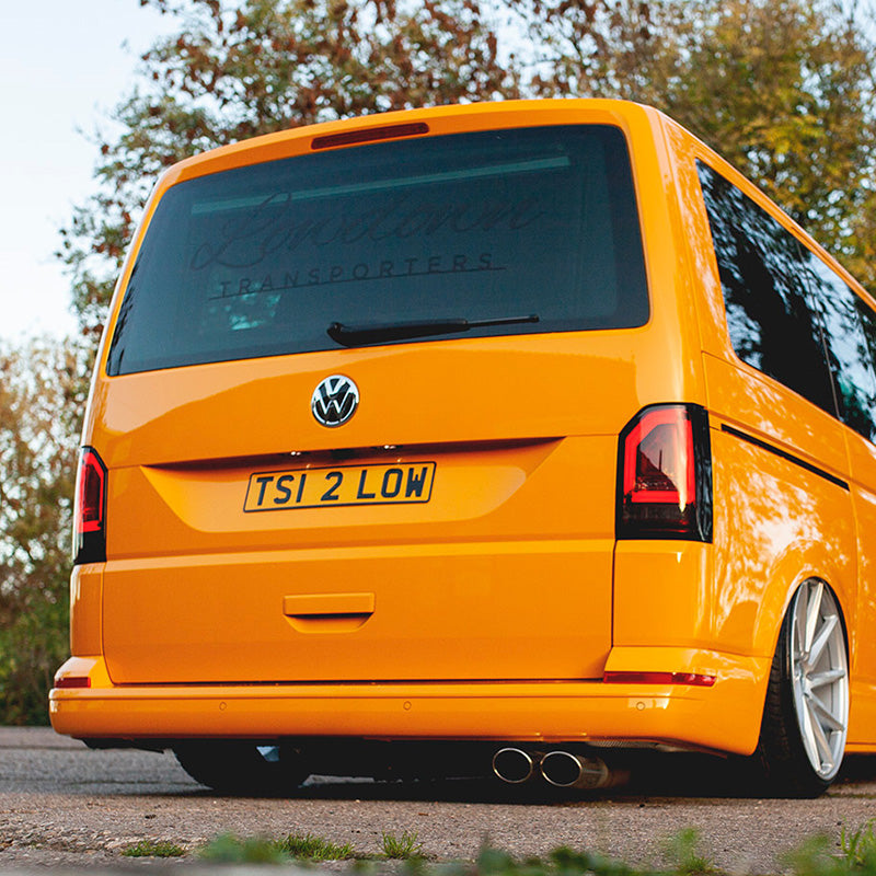 VW Transporter T6 - Rear Lights - Sequential Indicator - LED - Tailgate - Red Smoke