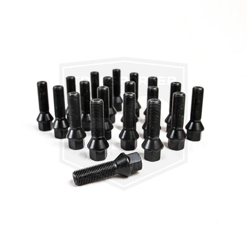 VW Transporter T5/T6 - Bimecc - Wheel Bolts - 35mm - M14X1.5 Thread - Tapered Seat - Black
