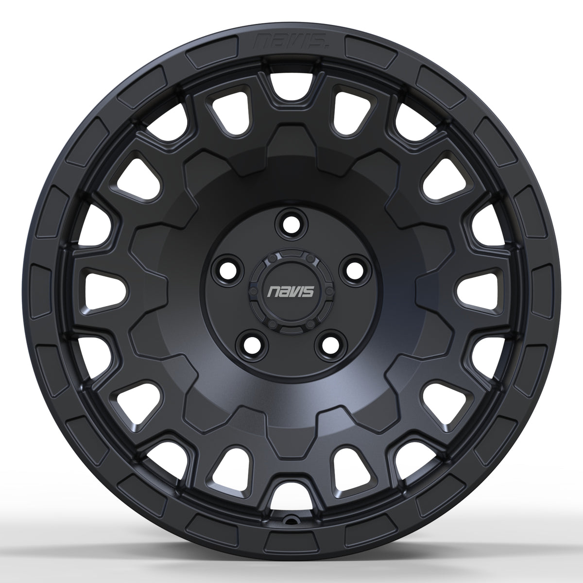 Navis – Dura-AT – Alloy Wheels – 17″ – Satin Black Finish – 8.5J – 5×120 – Load Rated