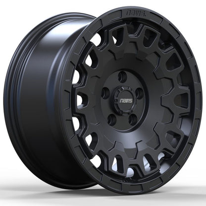 Navis – Dura-AT – Alloy Wheels – 17″ – Satin Black Finish – 8.5J – 5×120 – Load Rated