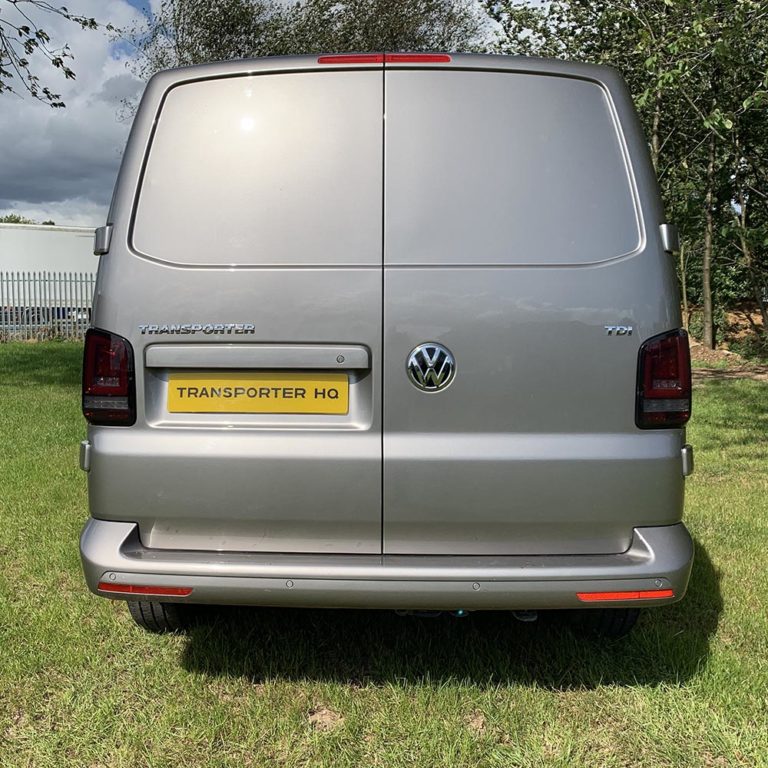 VW Transporter T6 – Rear Lights – Sequential Indicator – LED – RHD – Barn Door – Red Smoke