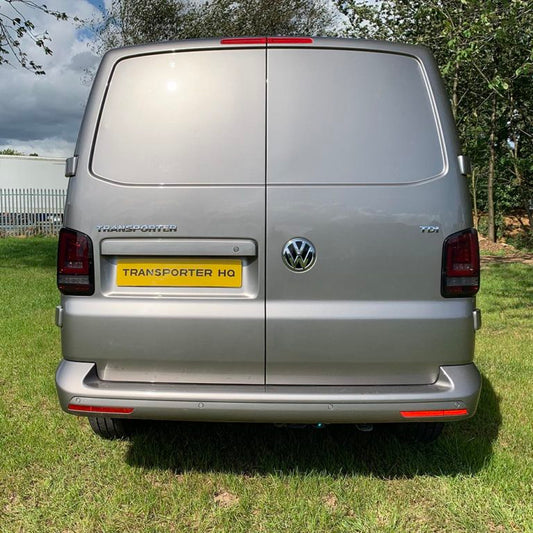 VW Transporter T6 – Rear Lights – Sequential Indicator – LED – RHD – Barn Door – Red Smoke