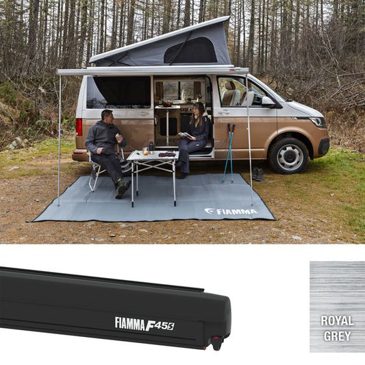 Fiamma F45s 260 Awning VW T5/T6 & Transporter (RHD) Deep Black - Grey