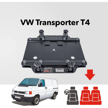 VW Transporter T4 Kiravans Double Passenger Seat Swivel