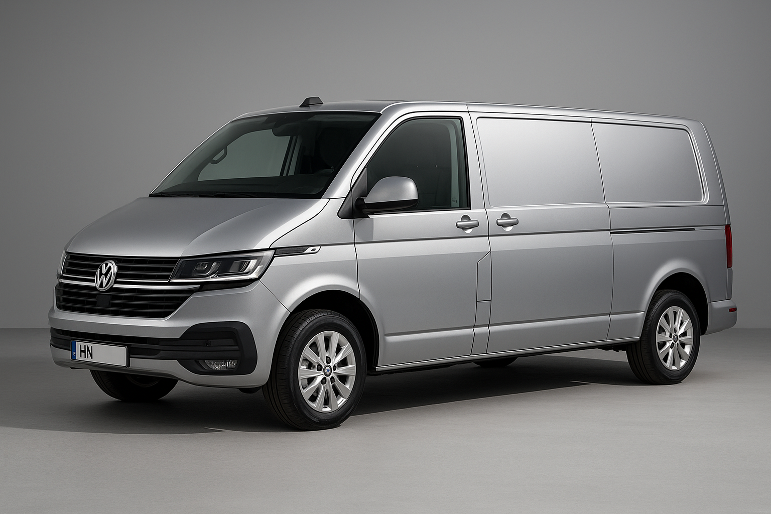 silver vw transporter T6.1