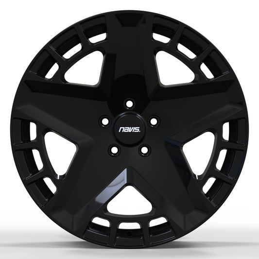 Navis - Unknown - Alloy Wheels - 20â€³ - Black Finish - With Tyre Options
