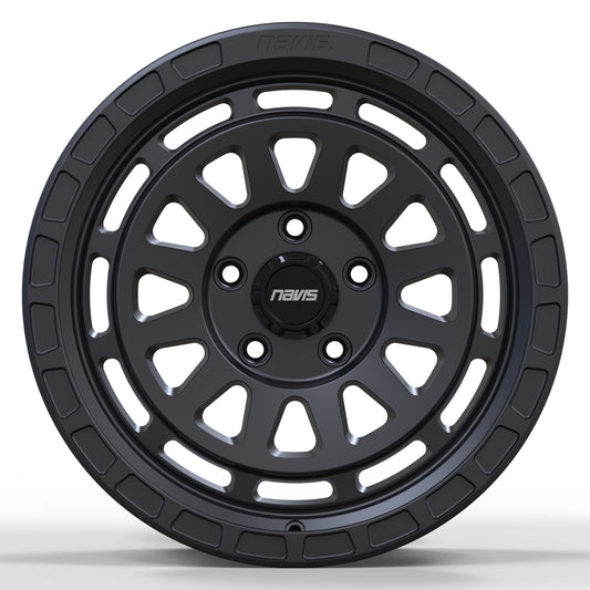 Navis - GELIDA-AT - Alloy Wheels - 17â€³ - Satin Black Finish - 8.5J - 5x120 - Load Rated