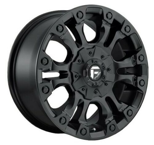 Fuel - Vapor - Alloy Wheels - 18" - Matt Black Finish - 8J - 5x120 - Load Rated
