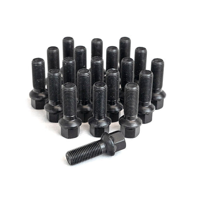 VW Transporter T5/T6 - Bimecc Wheel Bolts - 35mm - M14X1.5 Thread - Radius Seat - Black