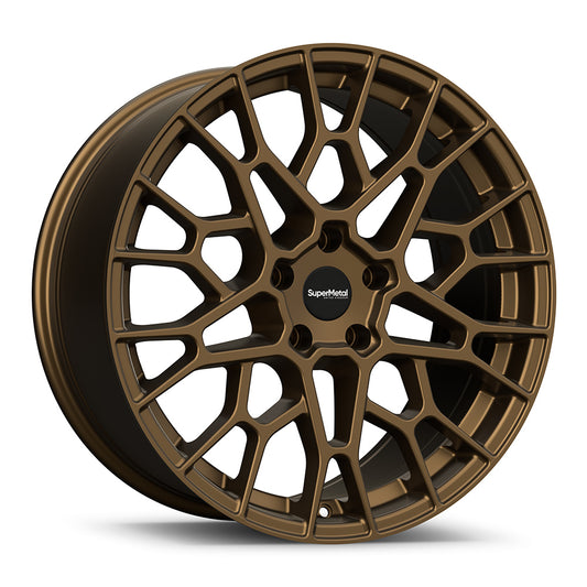 SuperMetal - Cell - Alloy Wheels - 20" - Ultra Matt Bronze Finish - 9J - 5x120 - Load Rated - With Tyre Options