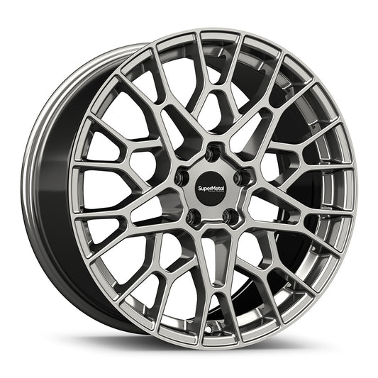 SuperMetal - Cell - Alloy Wheels - 20" - Hyper Silver Finish - 9J - 5x120 - Load Rated - With Tyre Options