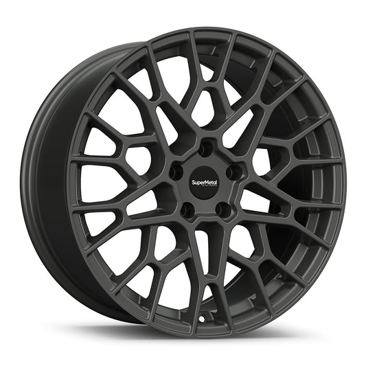 SuperMetal - Cell - Alloy Wheels - 20" - Ultra Matt Grey Finish - 9J - 5x120 - Load Rated - With Tyre Options