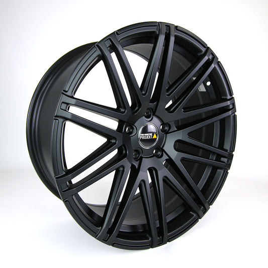 Twin MonoTube Projekt - Zoll - 20" - Alloy Wheels - Satin Black Finish - 9J - 5x120 Wheels - Load Rated - With Tyre Options
