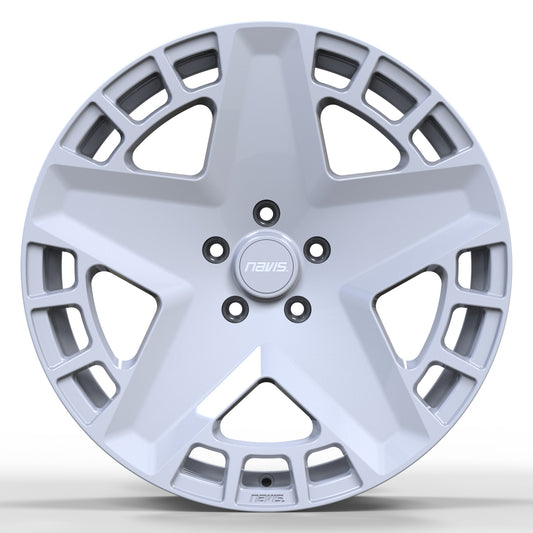 Navis - Unknown - Alloy Wheels - 20â€³ - White Finish - With Tyre Options