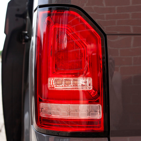 VW Transporter T6 - Rear Lights - Sequential Indicator - LED - Tailgate - Red