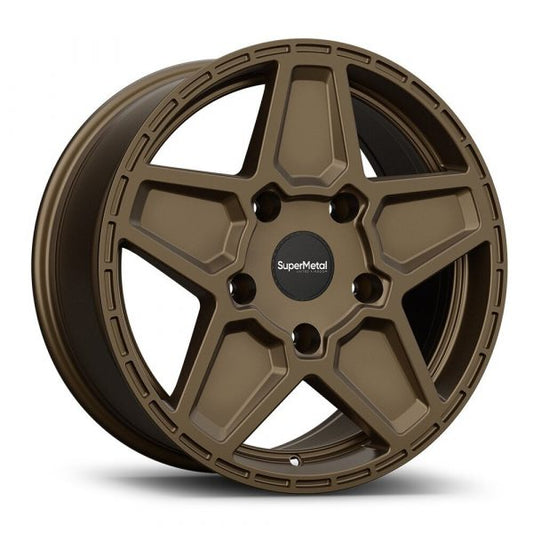 SuperMetal - Rocket - Alloy Wheels - 20" - Ultra Matt Bronze Finish - 9J - 5x120 - Load Rated - With Tyre Options