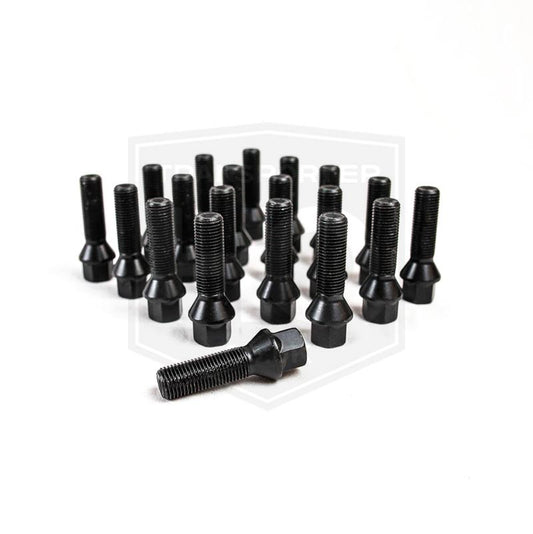 VW Transporter T5/T6 - Bimecc Wheel Bolts - 45mm - M14X1.5 Thread - Tapered Seat - Black